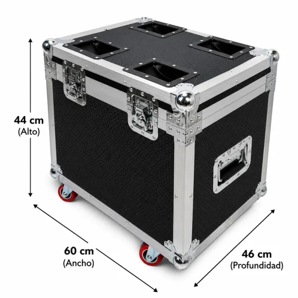 Rack Flight Case Profesional para Transporte de Equipos de Iluminación