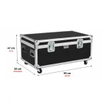 Rack Grande Flight Case Profesional para Transporte de Equipos de Iluminación