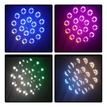 cabeza movil led beam 200w panel de control dmx 16 canales luces para eventos en Bolivia