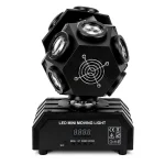 luz de cabeza movil con bolas dobles de 12x12w con control dmx512