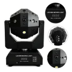 led movil doble cabeza luces robotizadas 3 en 1 para discotecas