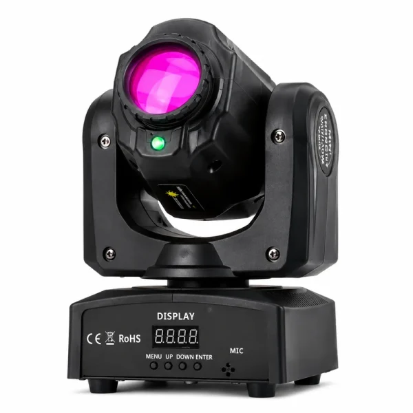 mini cabeza movil led spot 30w rgb con laser en Prestige Cochabamba