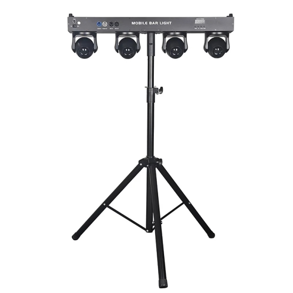 barra 4 cabezas moviles 4x60w rgbw para escenario en Prestige Cochabamba