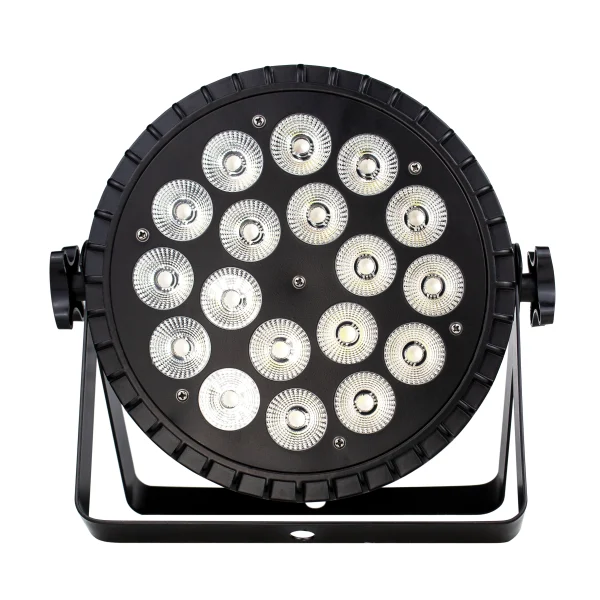 par led 18x18w 6 colores aluminio rgbwa uv luz negra e impermeable ip65 en Prestige Cochabamba